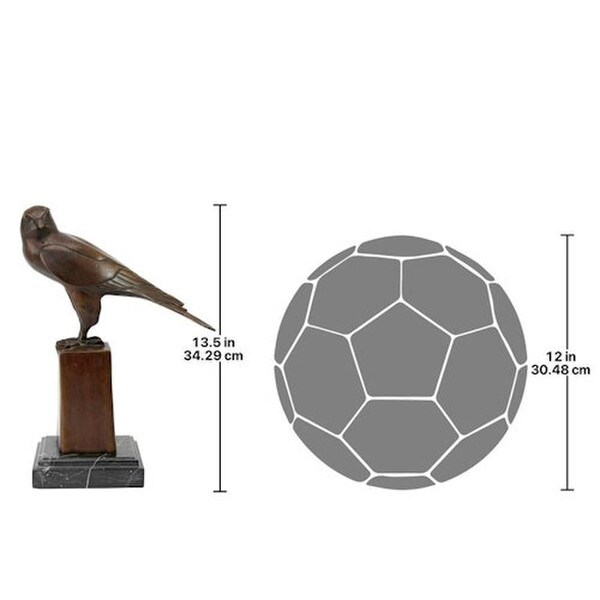 Falcon Quality Lost Wax Bronze Statue Art Deco Period Sculptures
